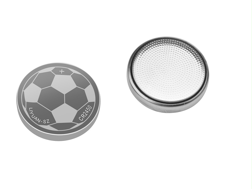 一次性鋰錳3v紐扣電池足球CR2450 一次性鋰錳3v紐扣電池足球CR2450